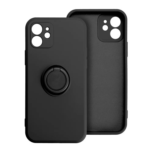 ΘΗΚΗ ΚΙΝ. ΤΗΛ. SILICONE RING IPHONE 16e BLACK