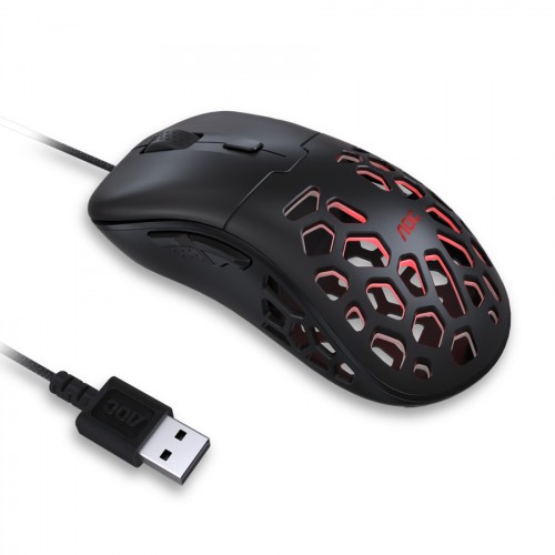 AOC GM510B WIRED GAMING MOUSE BLACK