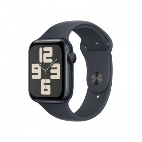 APPLE WATCH SE 2024 44mm MIDNIGHT ALUMINIUM MIDNIGHT SPORT BAND S/M MXEJ3