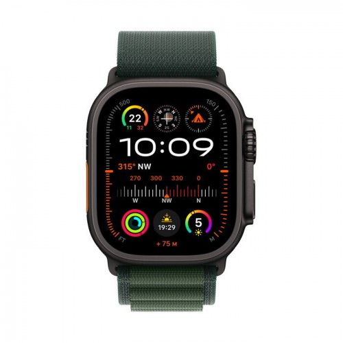 APPLE WATCH ULTRA 2 49mm GPS eSIM TITANIUM ALPINE LOOP L BLACK/DARK GREEN MX4T3