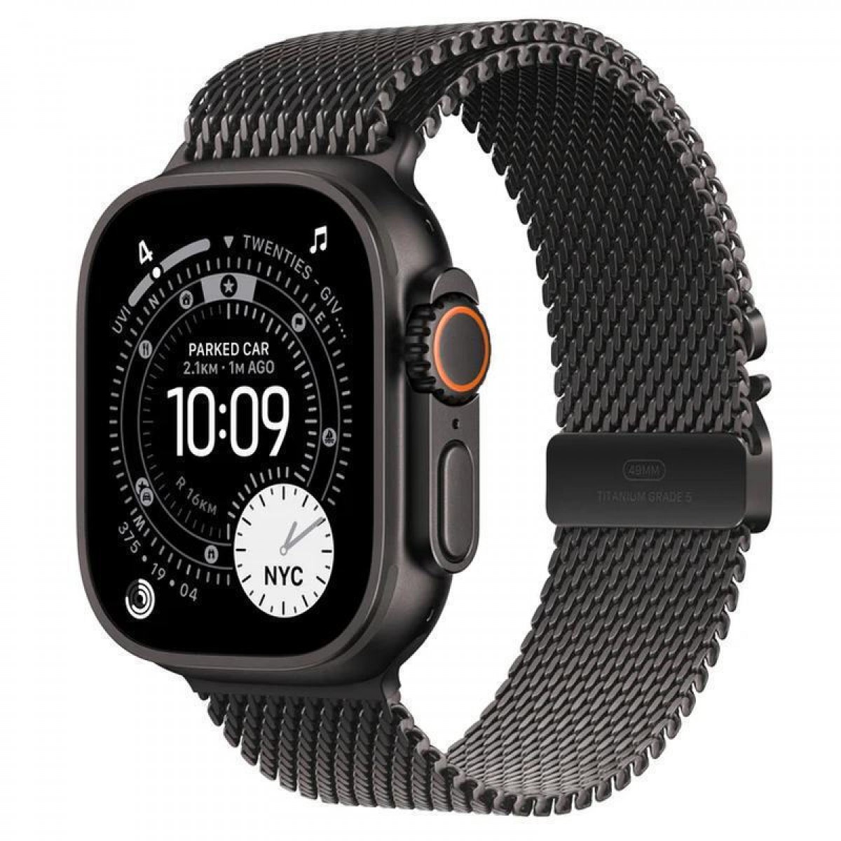 APPLE WATCH ULTRA 3 49mm GPS + CELLULAR TITANIUM MILANESE LOOP M BLACK MF1Q4