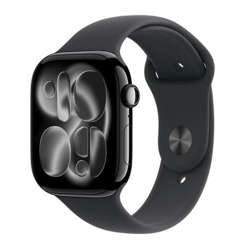 APPLE WATCH 11 42mm GPS JET BLACK WITH BLACK SPORT BAND S/M MEQT4 EU