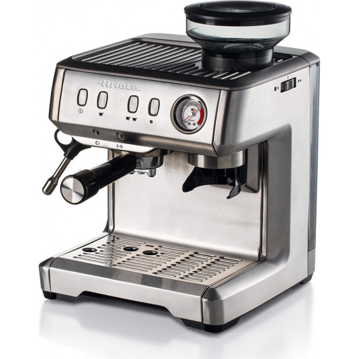 ARIETE 1313 ESPRESSO COFFEE MACHINE WITH COFFEE GRINDER