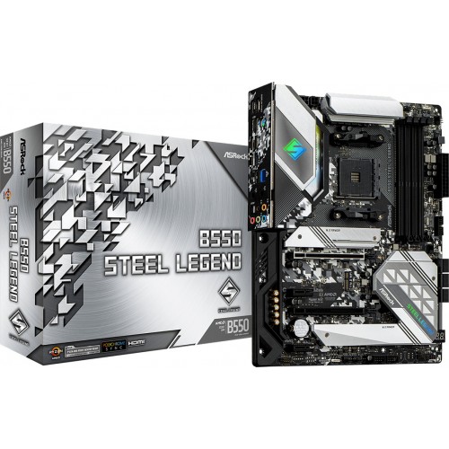 MOTHERBOARD ASROCK B550 STEEL LEGEND AMD AM4 90-MXBDF0-A0UAYZ