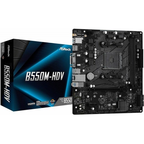 MOTHERBOARD ASROCK A550M-HDV AM4 90-MXBDJ0-A0UAYZ