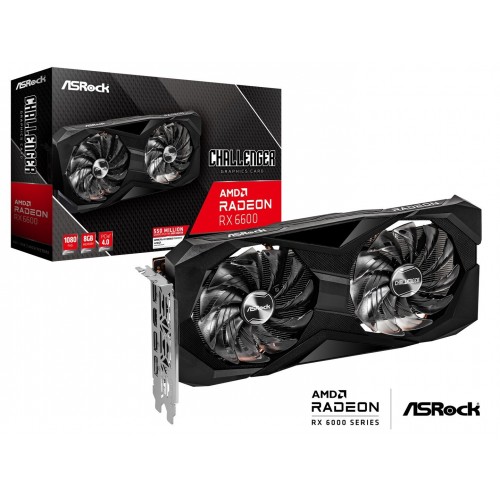 VGA ASROCK RADEON RX6600 8GB CHALLENGER D OC 90-GA2RZZ-00UANF