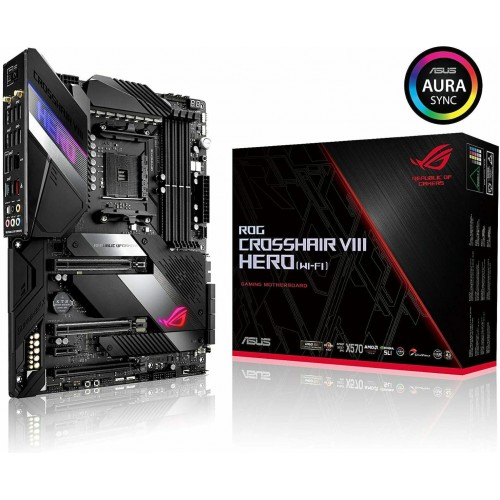 MOTHERBOARD ASUS ROG CROSSHAIR VIII HERO (WI-FI) (AM4) 90MB10T0-M0EAY0 (ΜΕΤΑΧΕΙΡΙΣΜΕΝΟ)