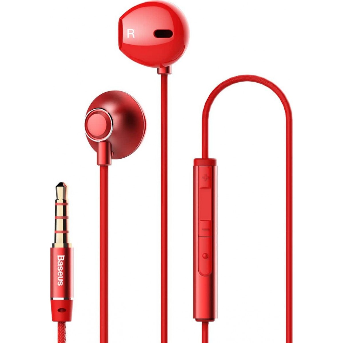 HANDSFREE BASEUS ENCOK WIRED EARPHONE H06 RED NGH06-09