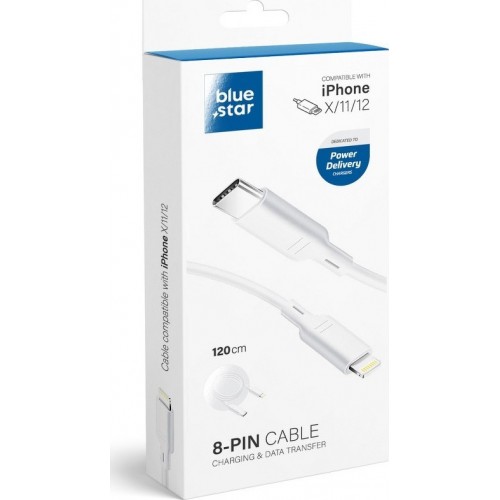 CABLE BLUE STAR USB DATA FOR IPHONE 5/6/7/8/X/XS LITE