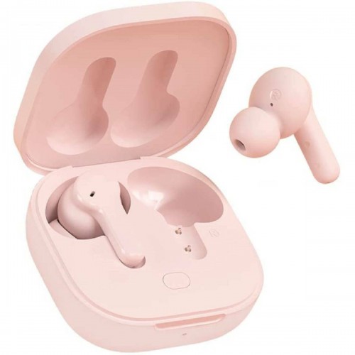 HANDS FREE QCY T13 TWS DUAL DRIVER 4-MIC NOISE CANCEL PINK 