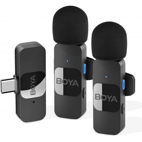 MICROPHONE BOYA WIRELESS 2-PERSON LAVALIER USB-C BY-V20 EU