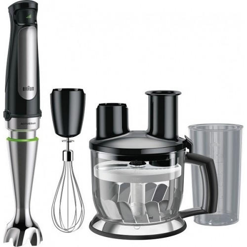 BRAUN MQ 7075 X MULTIQUICK 7 BLACK/STAINLESS STEEL