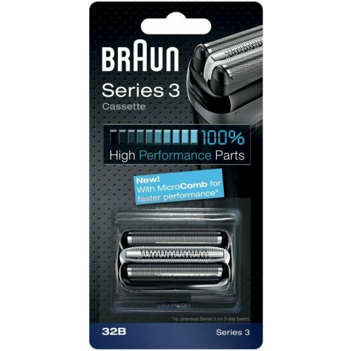 BRAUN 32B BLACK REPLACEMENT FOR SHAVERS