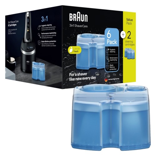 BRAUN CCR 6+2 CARTRIDGE REFILL PROMOTION PACK