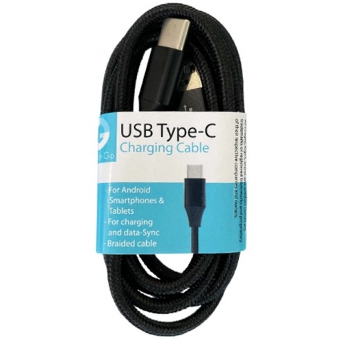 CHARGING CABLE & DATA PREMIUM TYPE C 1M GNG BLACK - GNG231