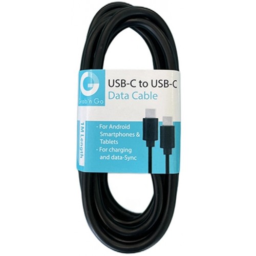 CHARGING CABLE & DATA HIGH SPEED TYPE C TO TYPE C 1M GNG BLACK - GNG254