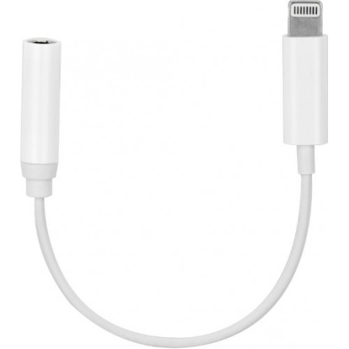 ADAPTER HF/AUDIO LIGHTNING 8-PIN - JACK 3.5mm BOX (FEMALE)