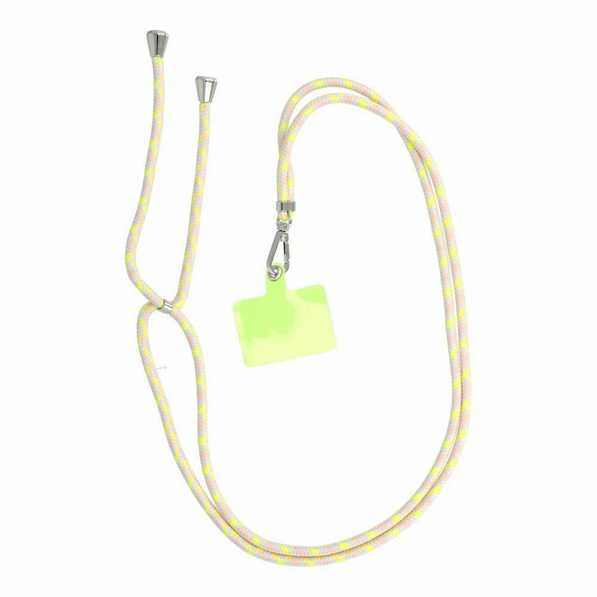SWING PENDANT FOR THE PHONE WITH ADJUSTABLE LENGTH / CORD LENGTH 165CM GREY / YELLOW