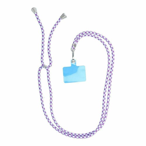 SWING PENDANT FOR THE PHONE WITH ADJUSTABLE LENGTH / CORD LENGTH 165cm WHITE-VIOLET