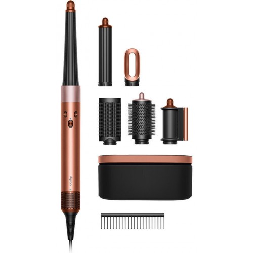 DYSON HS08 AIRWRAP I.D. STRAIGHT+WAVY AMBER SILK/PINK CHAMPAGNE (GIFT PACK).123682-01