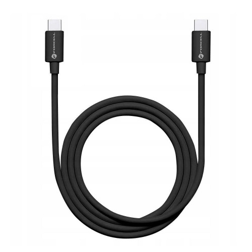 CABLE FORCELL C293 TYPE-C TO TYPE-C PD QC 48W TUBE 1M BLACK