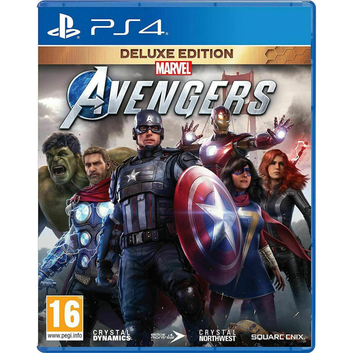 PS4 MARVEL'S AVENGERS DELUXE EDITION GAME