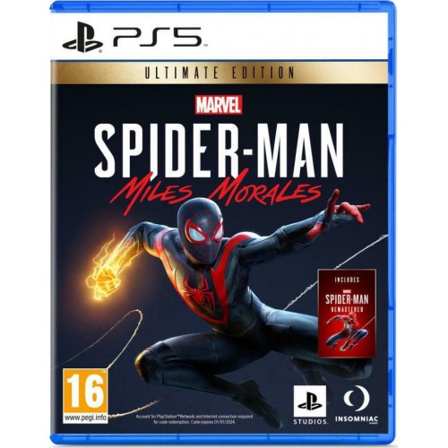 PS5 MARVELS SPIDER-MAN MILES MORALES ULTIMATE EDITION GAME