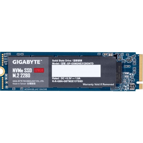 SSD GIGABYTE 128GB PCIE M.2 GP-GSM2NE3128GNTD
