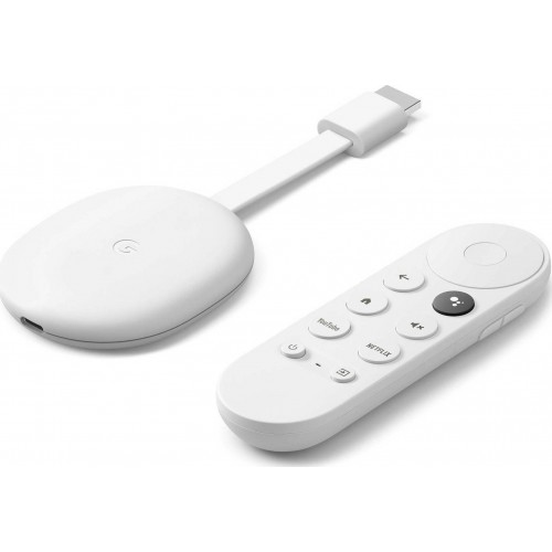 GOOGLE CHROMECAST 4K WITH GOOGLE TV WHITE GA01919-DE