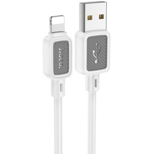 CABLE HOCO USB-A TO LIGHTNING 2.4A 1m X108 WHITE