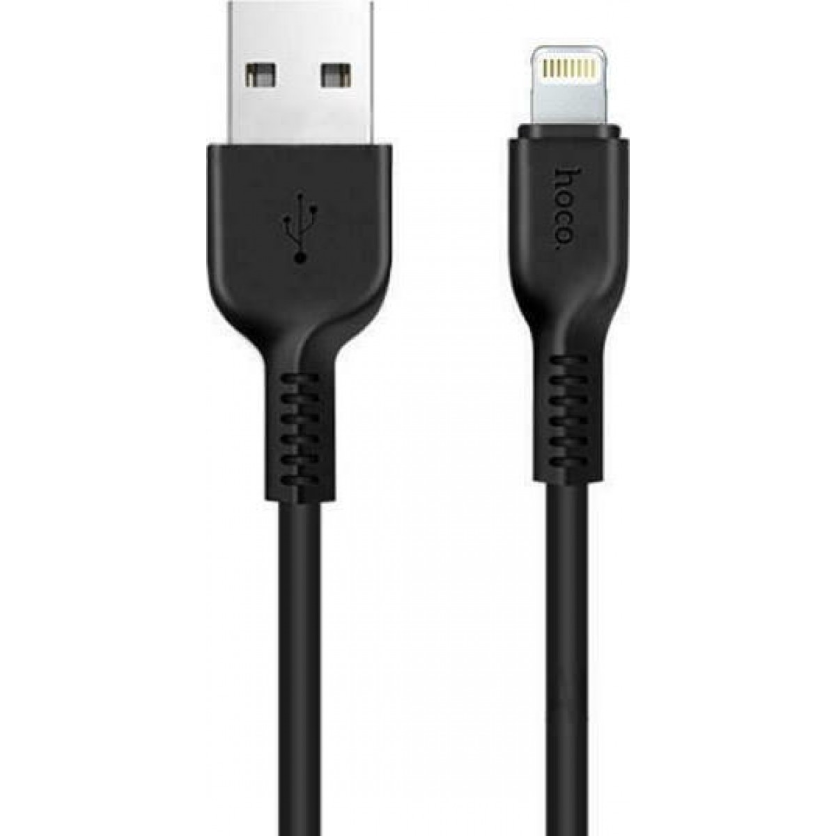 CABLE HOCO FLASH CHARGING DATA CABLE IPHONE LIGHTNING 8-PIN X20 1m BLACK