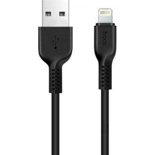 CABLE HOCO FLASH CHARGING DATA CABLE IPHONE LIGHTNING 8-PIN X20 1m BLACK