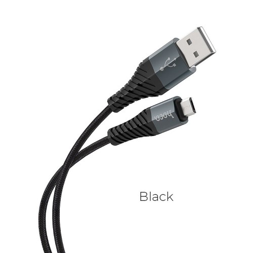 CABLE HOCO COOL CHARGING DATA CABLE MICRO X38 1m BLACK