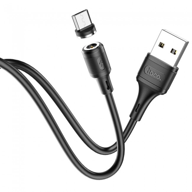 CABLE HOCO USB - MICRO MAGNETIC 2.4A SERENO BLACK X52