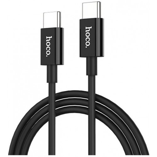 CABLE HOCO CHARGING CABLE TYPE C TO TYPE C SKILLED POWER DELIVERY X23 BLACK