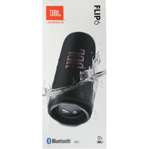 JBL FLIP 6 PORTABLE BLUETOOTH SPEAKER BLACK EU