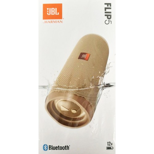 JBL FLIP 5 PORTABLE BLUETOOTH SPEAKER SAND