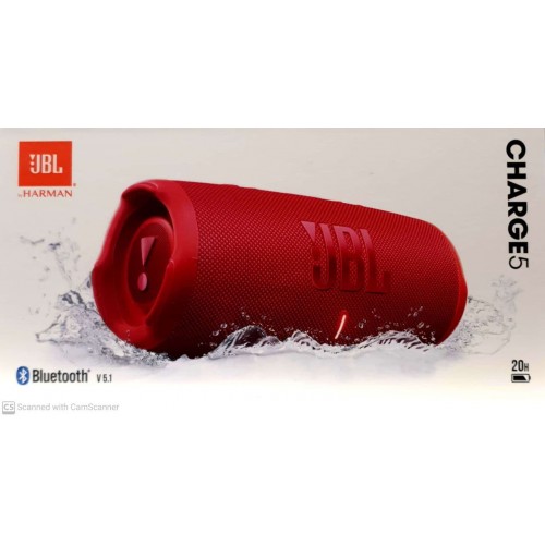 JBL CHARGE 5 BLUETOOTH WIRELESS SPEAKER RED