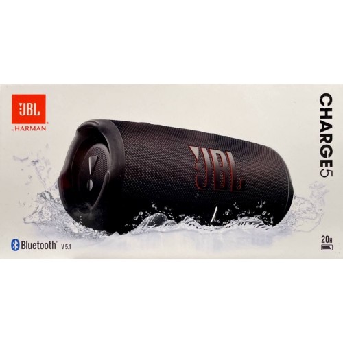 JBL CHARGE 5 BLUETOOTH WIRELESS SPEAKER BLACK