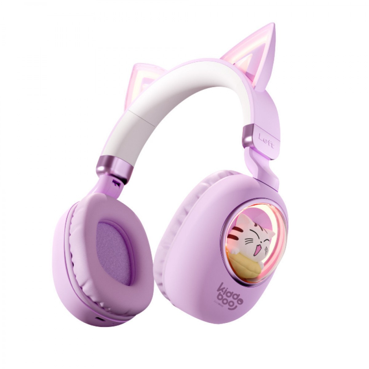 HEADPHONES KIDDOBOO DELULU BLUETOOTH LAVENDER KBKID5LVD