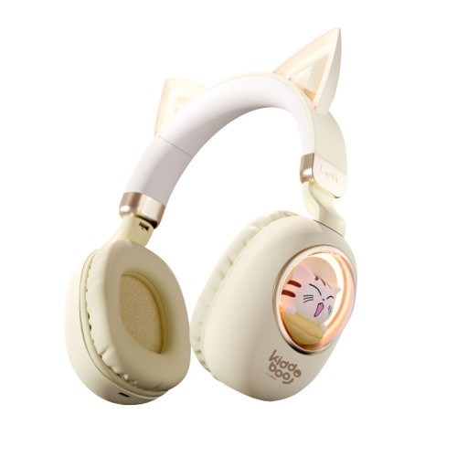 HEADPHONES KIDDOBOO DELULU BLUETOOTH GOLD KBKID5GLD