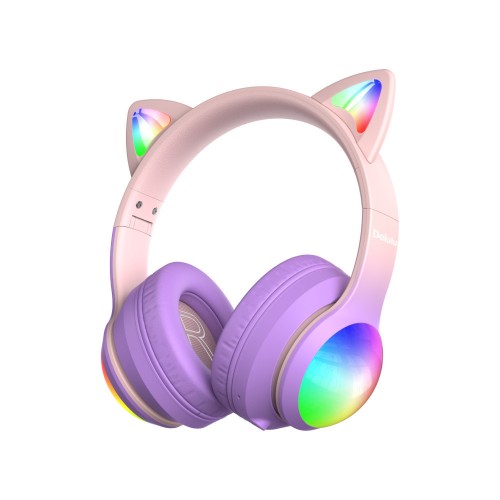 HEADPHONES KIDDOBOO DELULU BLUETOOTH DISCO PINK KBMS632PNK