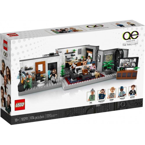 LEGO CREATOR 10291 QUEER EYE THE FAB 5 LOFT