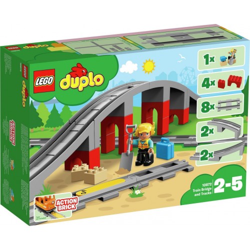LEGO DUPLO 10872 TRAIN BRIDGE AND TRACKS