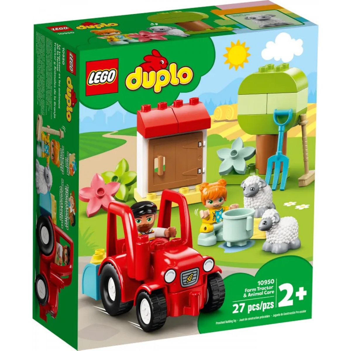 LEGO DUPLO 10950 TRACTOR AND ANIMAL CARE
