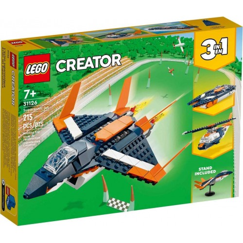 LEGO CREATOR 31126 SUPERSONIC JET