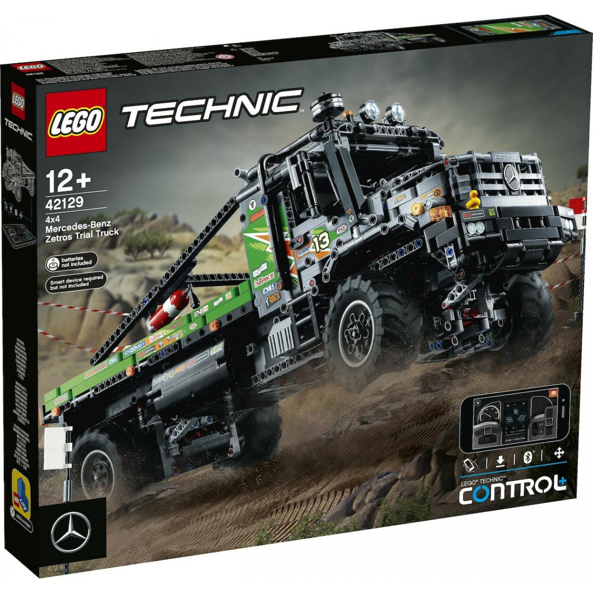 LEGO TECHNIC 42129 4X4 MERCEDES-BENZ ZETROS TRIAL TRUCK