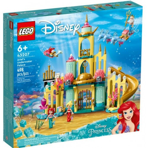 LEGO DISNEY 43207 ARIELLE'S UNDERWATER CASTLE