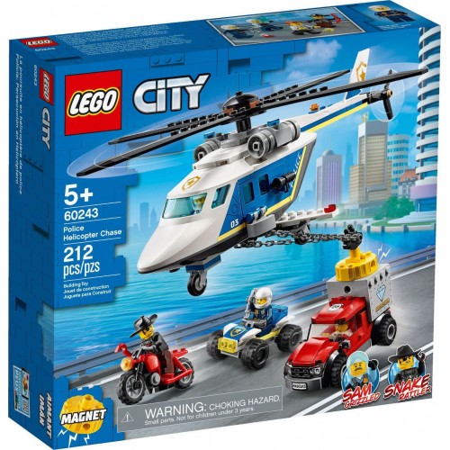LEGO CITY 60243 POLICE HELICOPTER CHASE