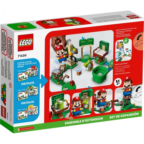 LEGO SUPER MARIO 71406 YOSHI'S GIFT HOUSE EXPANSION SET
